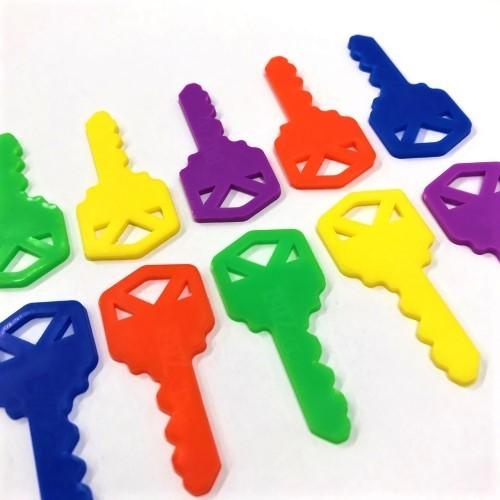 カギ型のハンドトイ プラスチックキー 1個 おもちゃ 鍵 インコ オウム 小鳥 色指定不可 Plastic Keys インコ専門店ぺありー 通販 Yahoo ショッピング