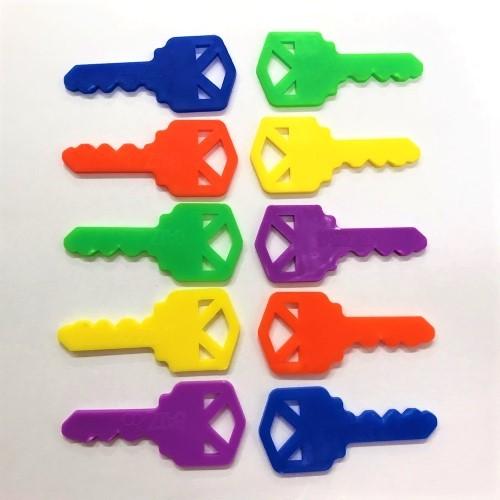 カギ型のハンドトイ プラスチックキー 1個 おもちゃ 鍵 インコ オウム 小鳥 色指定不可 Plastic Keys インコ専門店ぺありー 通販 Yahoo ショッピング
