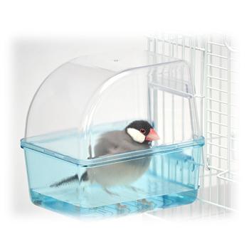 SANKO 小鳥の快適バスタイム 水浴び ケージに付けられる水浴び容器 プール バードバス 鳥 インコ ブンチョウ 文鳥 カナリア フィンチ｜pearly