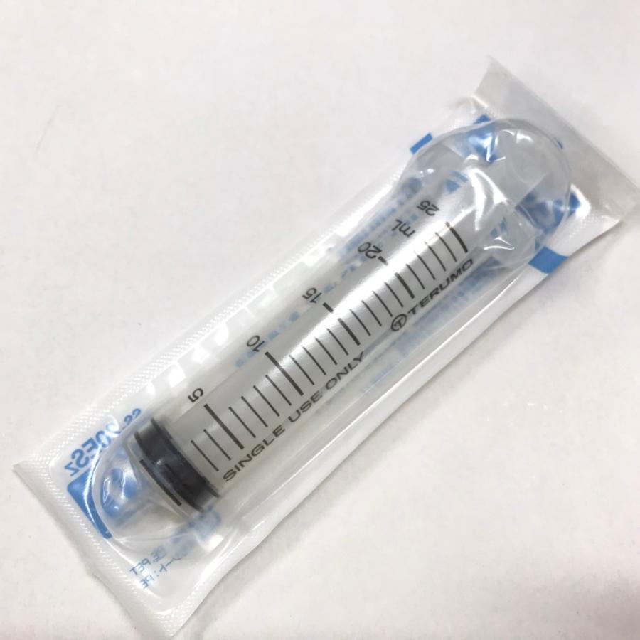 挿し餌に便利】シリンジ 大 20ml（最大25ml）電子線滅菌済！ラテックス