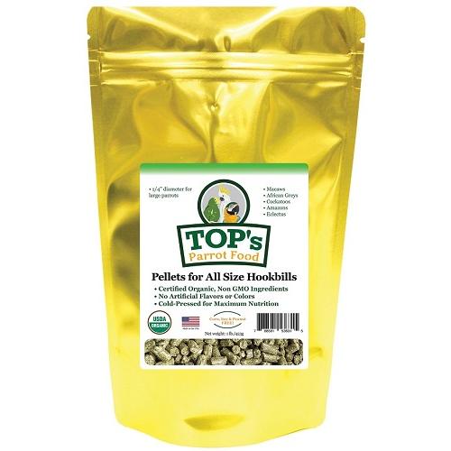 Top's Parrot Food トップ パロット フード（ラージ）453g ラージ オーガニック ペレット ナチュラル キバタン ヨウム インコ トップス 無着色 鳥 餌 454 |  | 01