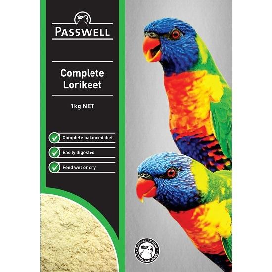 WOMBAROO PASSWELL コンプリート ロリキート 1kg ウォンバルー パスウェル ローリーネクター ローリーパウダー 餌 鳥 インコ ゴシキセイガイ ヒインコ｜pearly