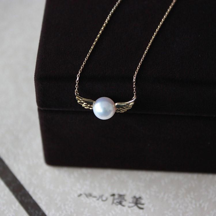 akoya 海水真珠 アコヤ真珠 K18 Wing Pearl ネックレス お買い得価格