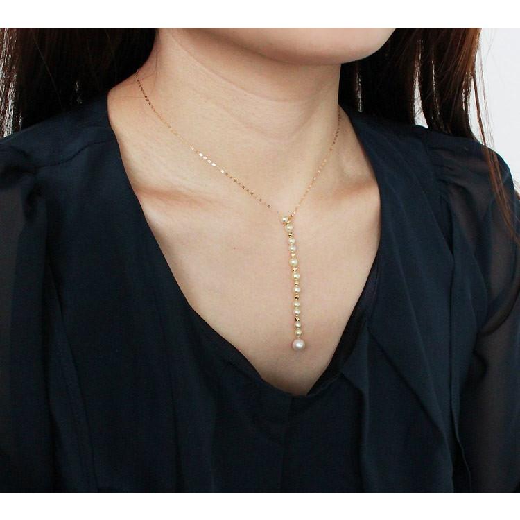 akoya 海水真珠 K18 アコヤ真珠 ナチュラルゴールド ベビーパール