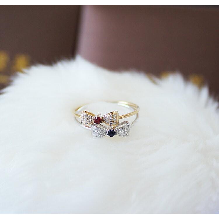 y*様 サファイアルビーダイヤモンドデザインリング K18サファイア1.980ct リング