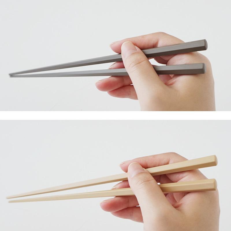 箸 食洗機対応 5膳 セット 23cm 日本製 抗菌仕上げ 滑り止め加工 六角