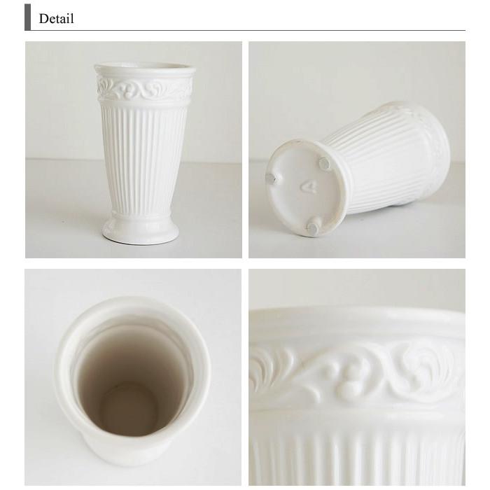 エレガント　フラワーベース　花器　花瓶　インテリア　飾り物　ホテル　White 326306.jpg