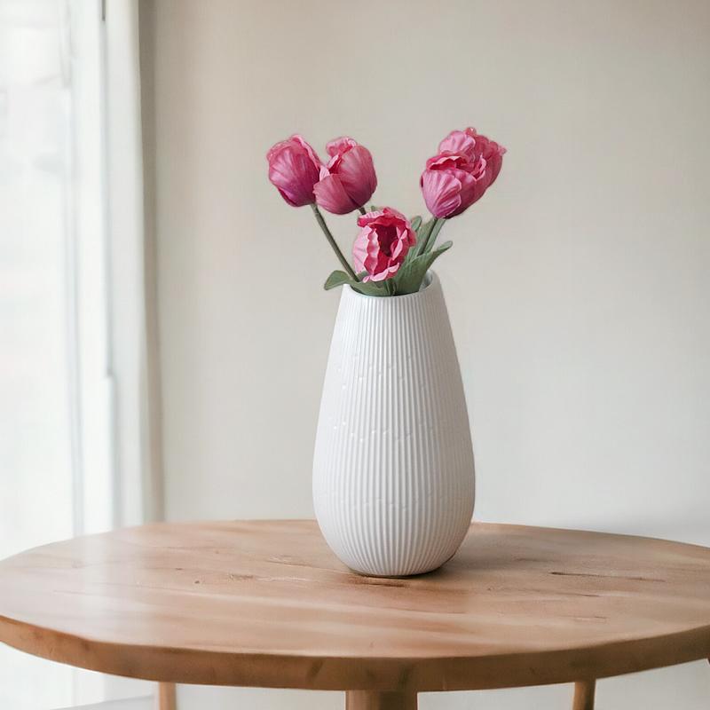 割引発見 60％以上節約 フラワーベース花瓶白ホワイト花器おしゃれかわいいシンプルモダン fmicol.com fmicol.com