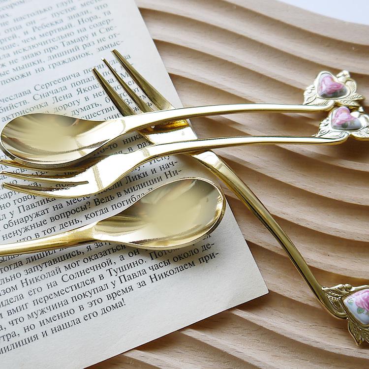 カトラリー2本セット スプーン フォーク デザート フォークローズ