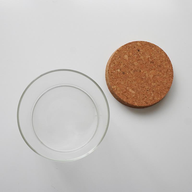 シリンダー型 ガラス 容器 小 フラワーベース 花瓶 保存容器 9.5×H12cm