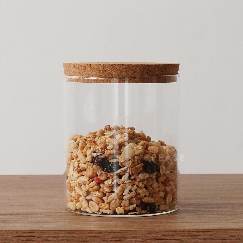 シリンダー型 ガラス 容器 大 フラワーベース 花瓶 保存容器 9.5×H16cm