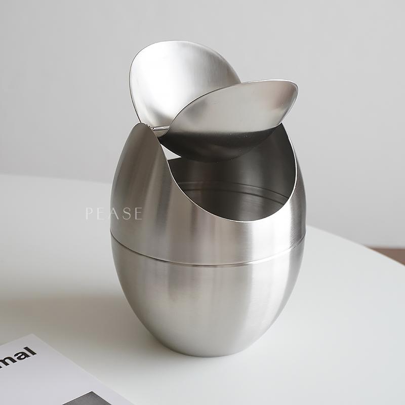ダストボックス 卓上 ステンレス ゴミ箱 蓋つき 小型 ミニ おしゃれ