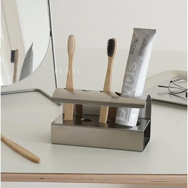 歯ブラシホルダー 歯ブラシスタンド ステンレス 無機質 おしゃれ