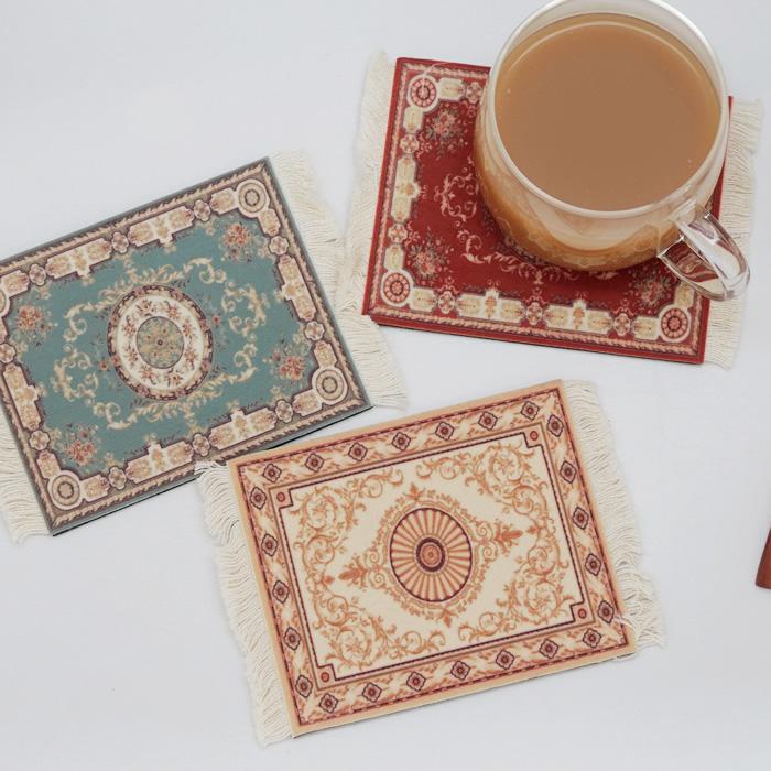 コースターsサイズ布韓国雑貨ペルシャ絨毯風オリエンタル柄マットおしゃれかわいい韓国インテリア Pease 110 Pease 通販 Yahoo ショッピング