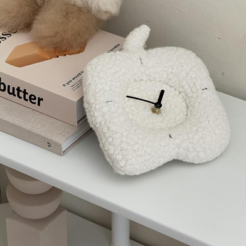 アップル 時計 壁掛け時計 りんご リンゴ おしゃれ かわいい 韓国