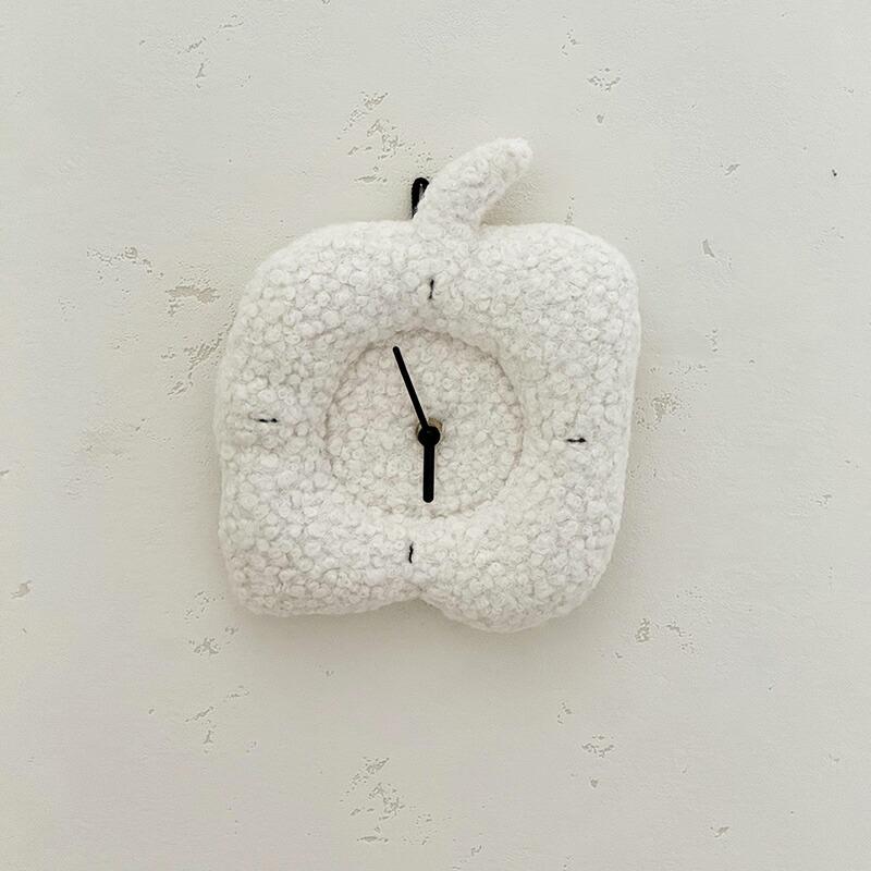 アップル 時計 壁掛け時計 りんご リンゴ おしゃれ かわいい 韓国