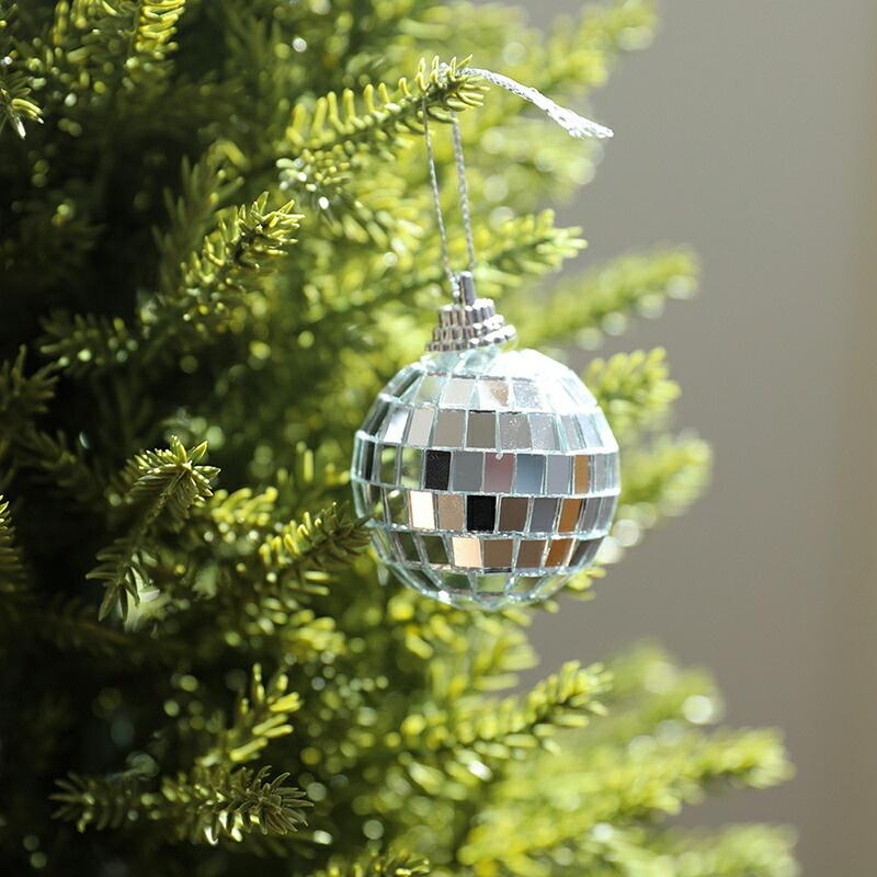 クリスマス オーナメント ミラーボール 6個セット クリスマスツリー