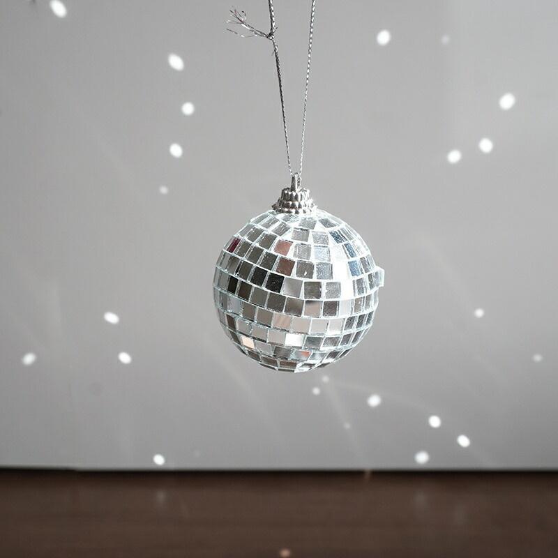 クリスマス オーナメント ミラーボール 6個セット クリスマスツリー