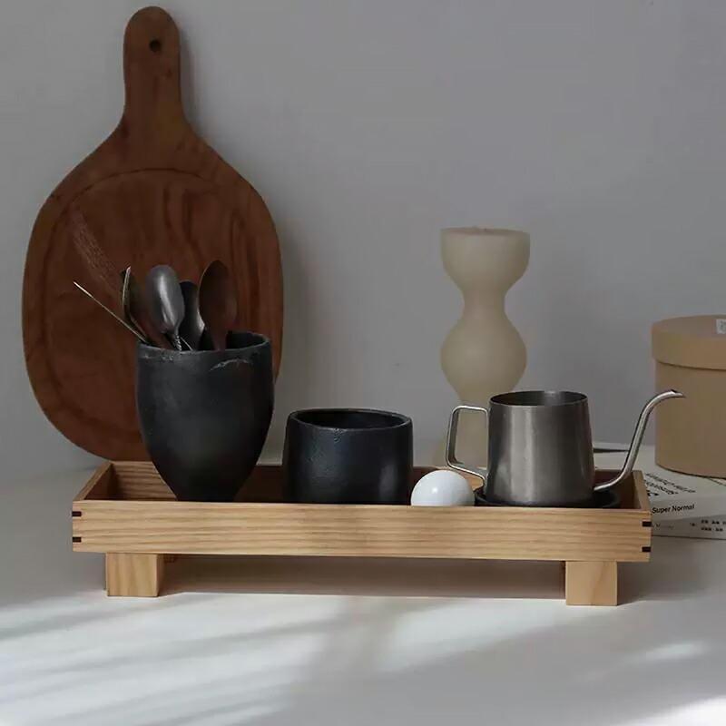 木製トレイ 北欧 おしゃれ 小物置き アクセサリートレイ コスメ収納