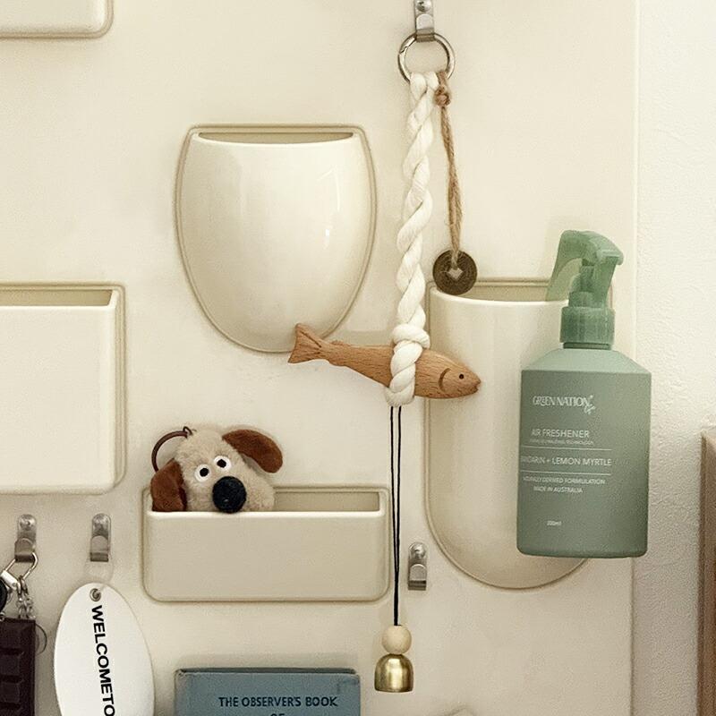 更にお値下げ　大韓民国の記念品　アンティーク ドアベル 木製 厄除けミョンテ 玄関飾り インテリア 韓国インテリア