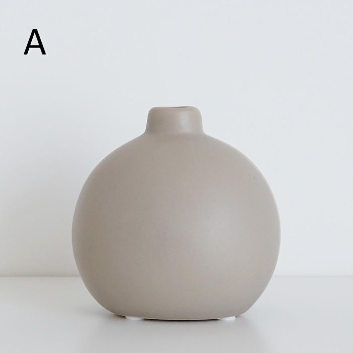 陶器の花瓶 グレーとベージュ 20230328142304_6_1.jpg