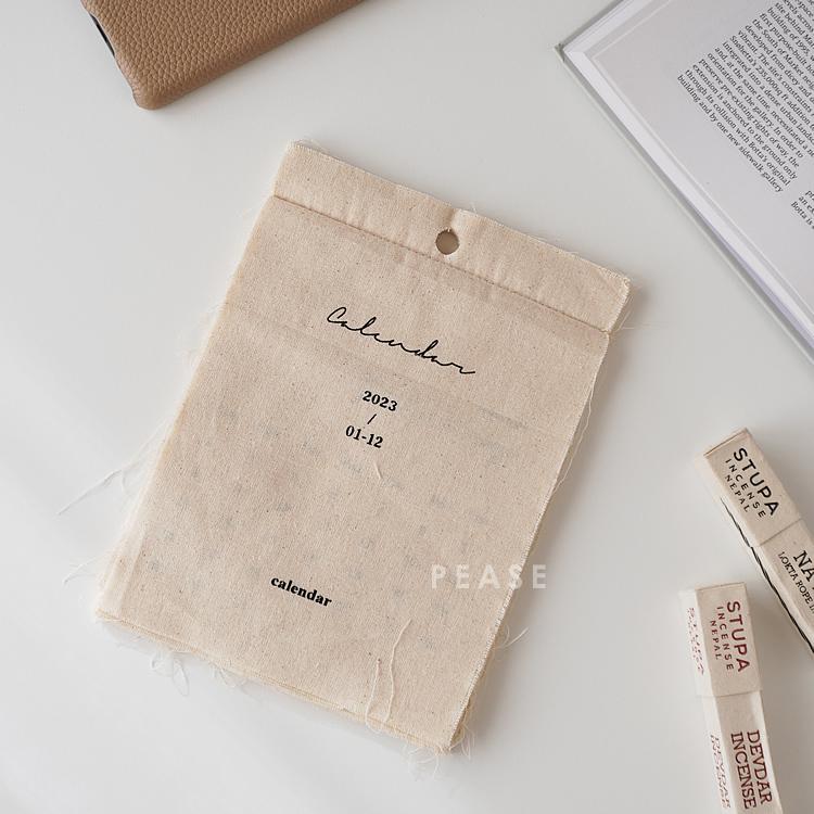 ファブリックカレンダー 23年 布カレンダー カレンダー 壁掛けシンプル おしゃれ かわいい 韓国インテリア Pease 1 Pease 通販 Yahoo ショッピング