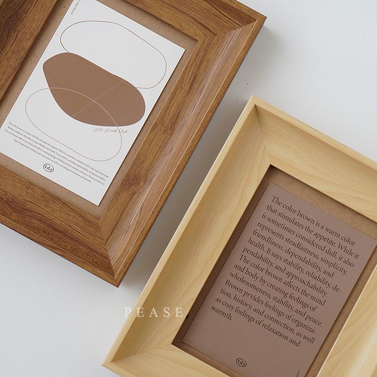 フォトフレーム 写真立て ブラウンナチュラル 木目調 縦横置き 壁掛け おしゃれ かわいい ナチュラル 北欧 韓国インテリア Pease 226 Pease 通販 Yahoo ショッピング