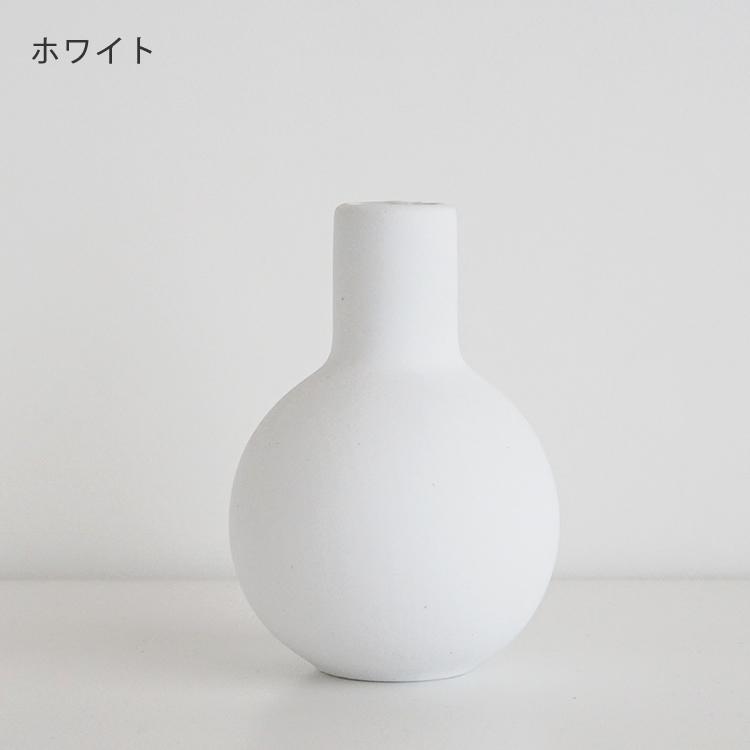 フラワーベース 北欧 花瓶 一輪挿し 小さい ホワイト ブラック グレー