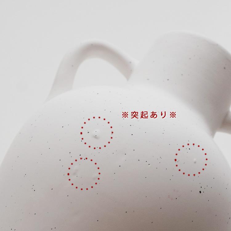 フラワーベース 花瓶 Sサイズ 白 黒 点柄セラミック 陶磁器 おしゃれ