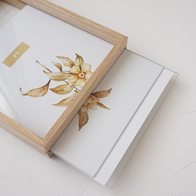 フォトフレームガラスフレームA4サイズ写真立てポストカード木製おしゃれかわいいナチュラル北欧韓国インテリア :pease-280:Pease - 通販  - Yahoo!ショッピング