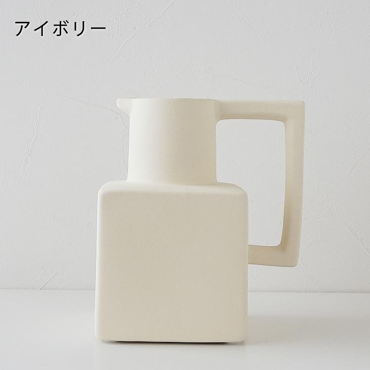 フラワーベース花瓶ホワイトアイボリーピンク造花・ドライフラワー専用セラミックおしゃれかわいいオブジェ韓国インテリア韓国雑貨|pease|13