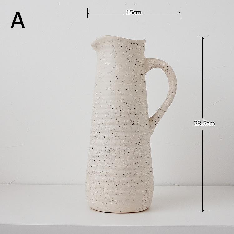 フラワーベース 花瓶 セラミック 陶器 枝物 おしゃれ かわいい 北欧