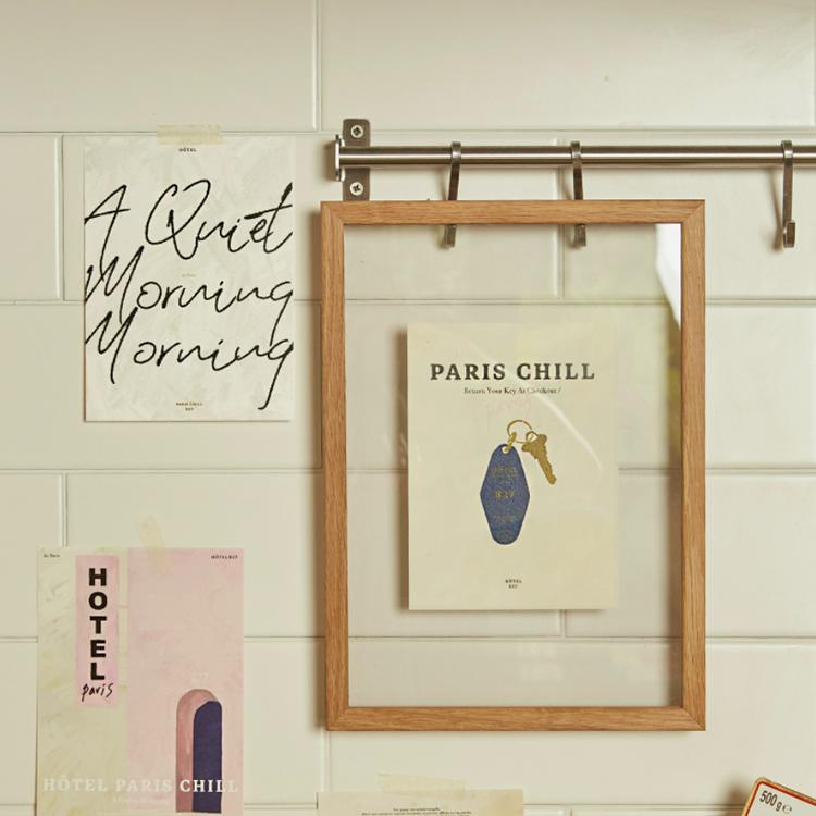 Hotel Paris Chill ホテルパリチル Postcard 【Sale／77%Off】 ポストカード ヴィンテージ風 3枚セット おしゃれ  韓国雑貨 アート 韓国インテリア