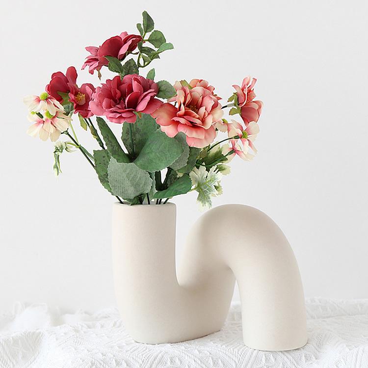 フラワーベース 花瓶 マット セラミック おしゃれ かわいい 北欧 韓国 