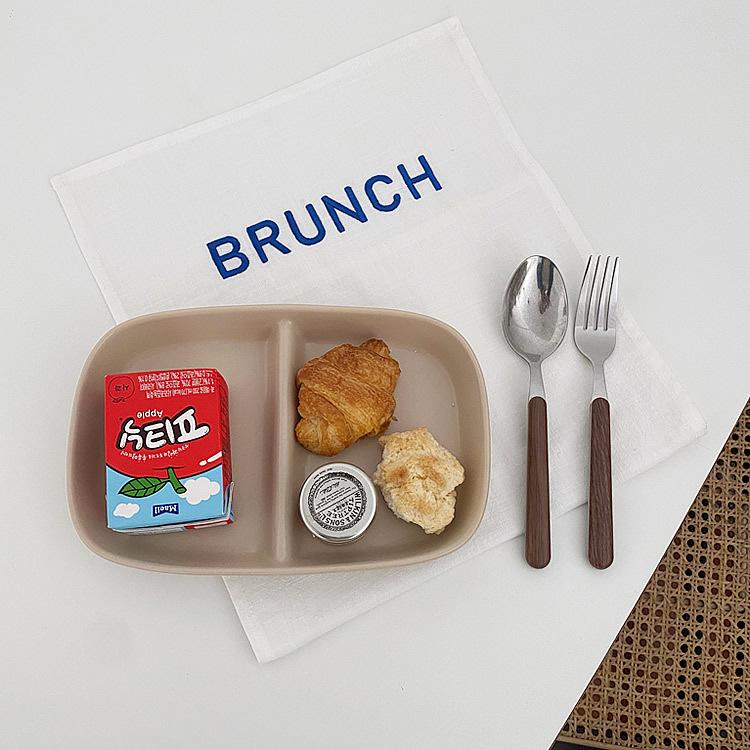 Brunchmerci キッチンクロス 刺繍 ランチョンマット テーブルマット おしゃれ かわいい おうち カフェ韓国 インテリア 韓国雑貨 Pease 390 Pease 通販 Yahoo ショッピング