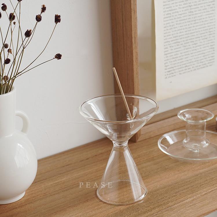 ガラス インセンスホルダー お香立て キャンドルホルダー おしゃれ