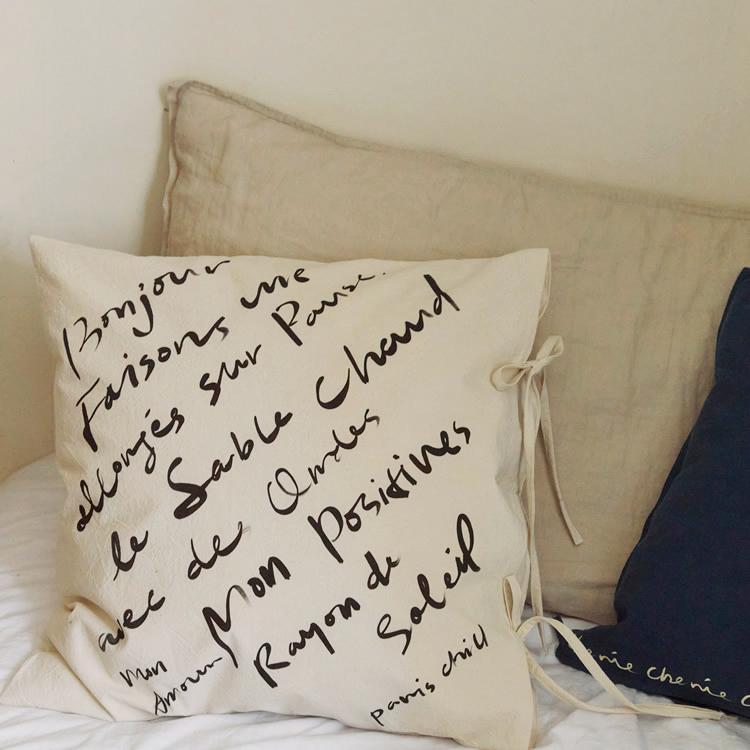 Hotelparischill ホテルパリチル クッションカバー 50 50cm コットン 綿 レタリング おしゃれ 韓国インテリア 韓国雑貨 Pease 451 Pease 通販 Yahoo ショッピング