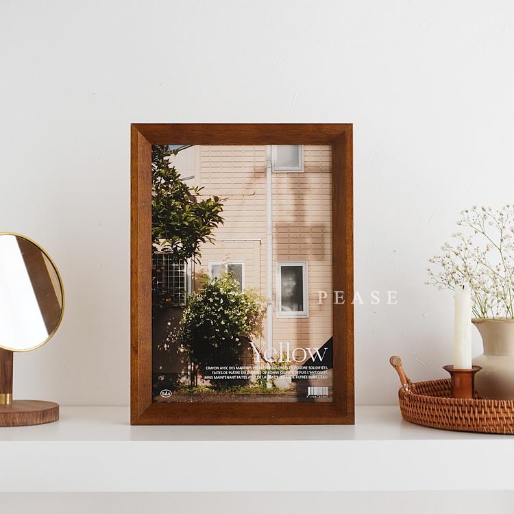ポスターフレーム A4サイズ フォトフレーム 木製 壁掛け置き