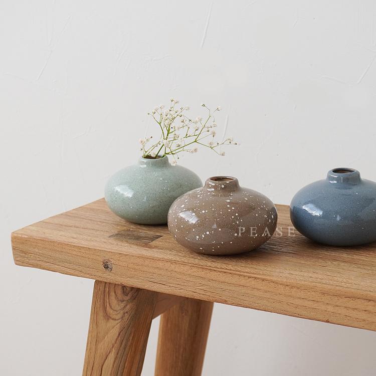 pebbles フラワーベース 花瓶 北欧 一輪挿し 造花 ドライフラワー専用