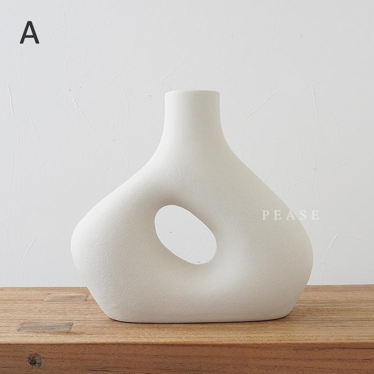 フラワーベース 北欧 花瓶 セラミック おしゃれ シンプル 韓国