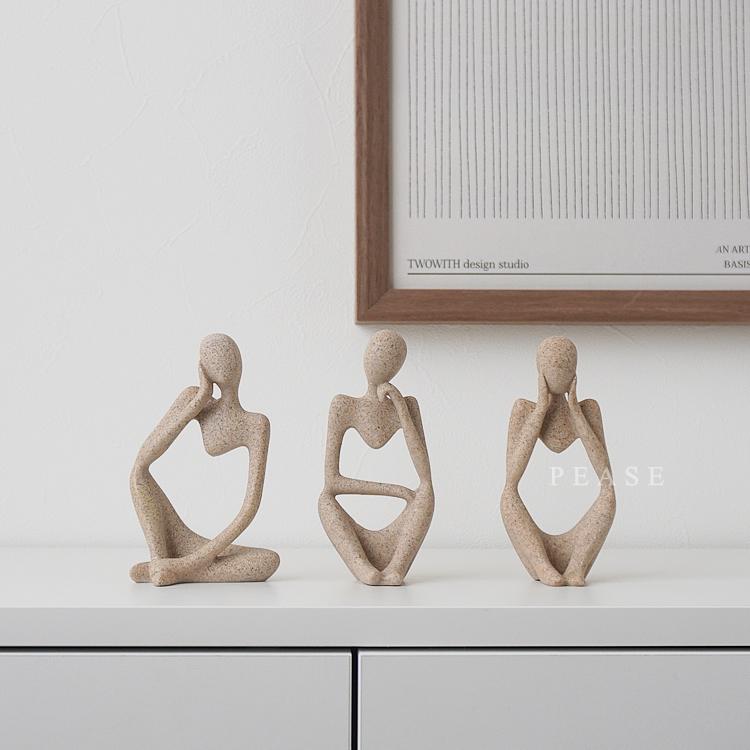 オブジェ 人像 置物 人形 おしゃれ 装飾 北欧 モダン 韓国インテリア