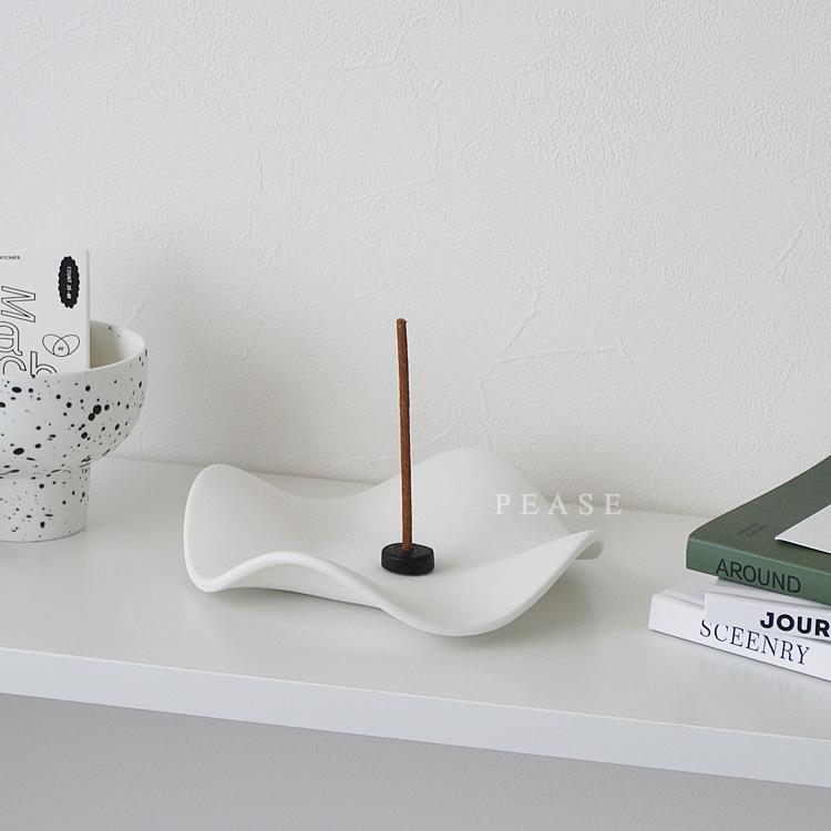 ウェーブトレー Mサイズ トレイ アクセサリートレー 受け皿 キャンドル