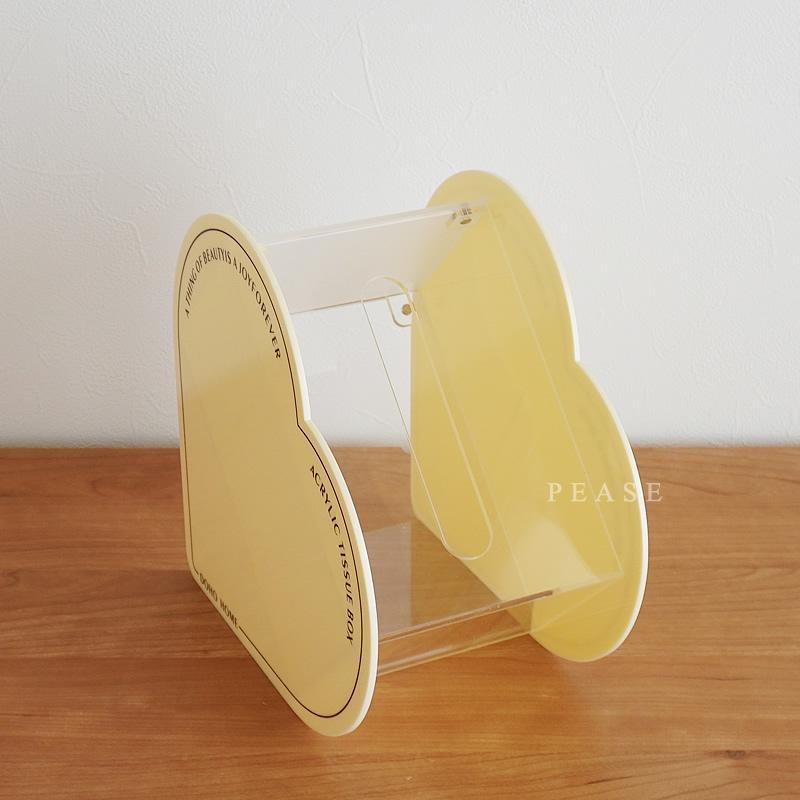 ハート型 ティッシュボックス ティッシュケース アクリル おしゃれ