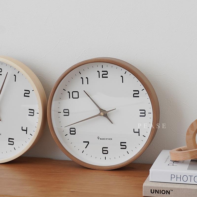 壁掛け時計 掛け時計 静音 時計 おしゃれ かわいい ナチュラル