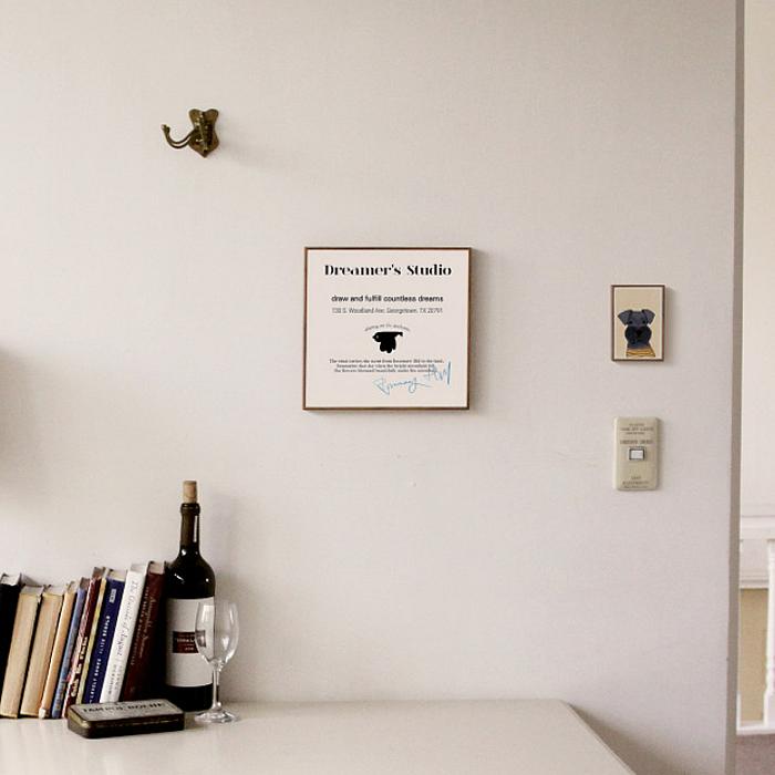 フレーム付きポスター 25×25cm 韓国ポスター インテリアポスター