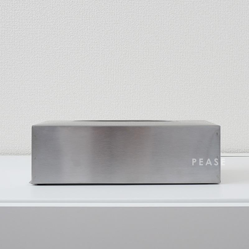 ステンレス ティッシュボックス ティッシュケース シルバー 無機質