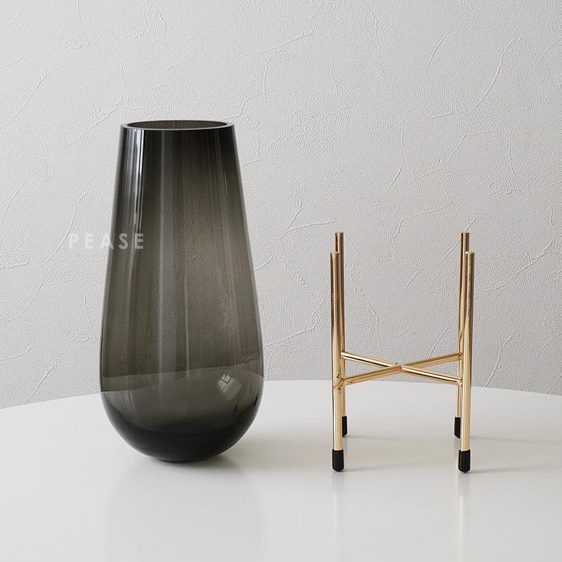 フラワーベース ガラス 花瓶 北欧 枝物 花びん 大きい おしゃれ