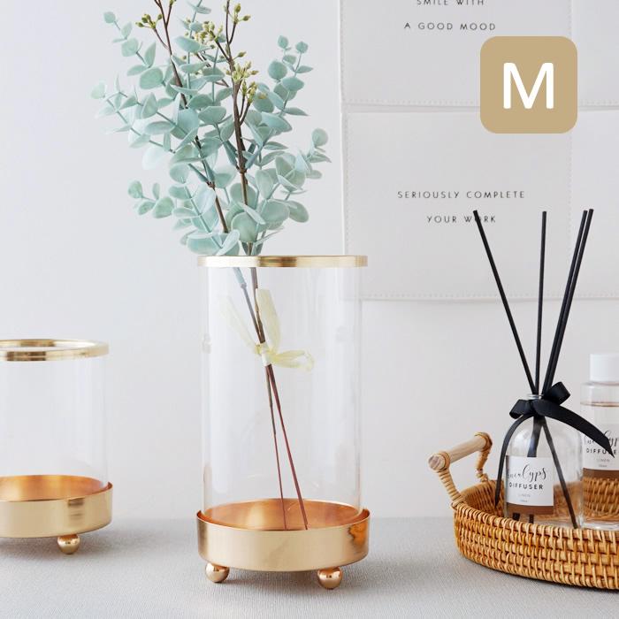 倉庫出荷 フラワーベース 花瓶 Mサイズ ガラス おしゃれ かわいい ゴールド 丸 丸型 円形 シンプル Pease 72 Pease 通販 Yahoo ショッピング