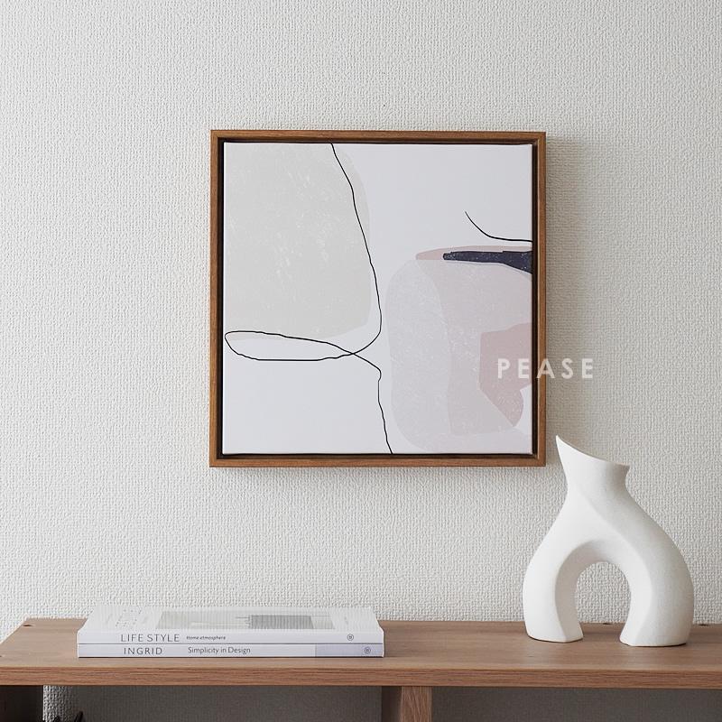 アートポスター フレーム付き 北欧 ポスター 30×30cm アートパネル