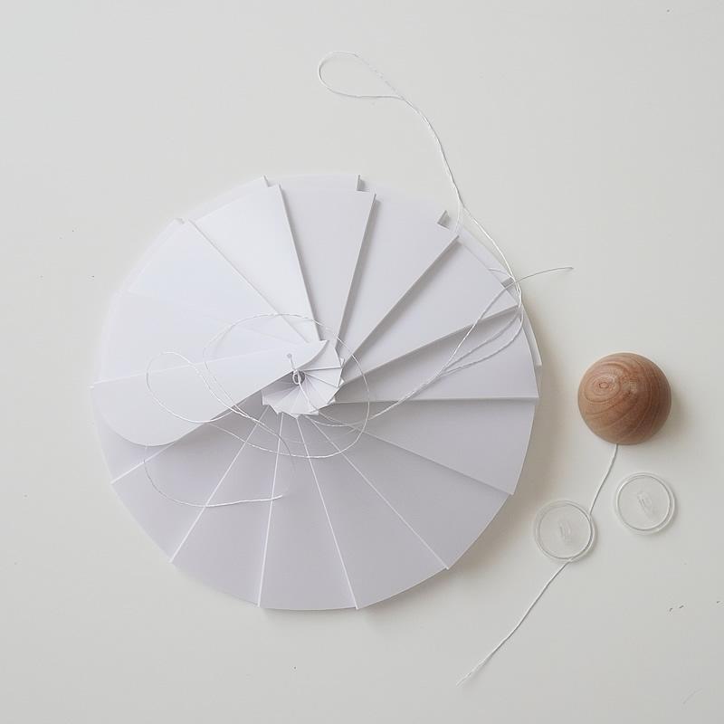 モビール 螺旋 北欧 吊り下げインテリア オブジェ おしゃれ かわいい